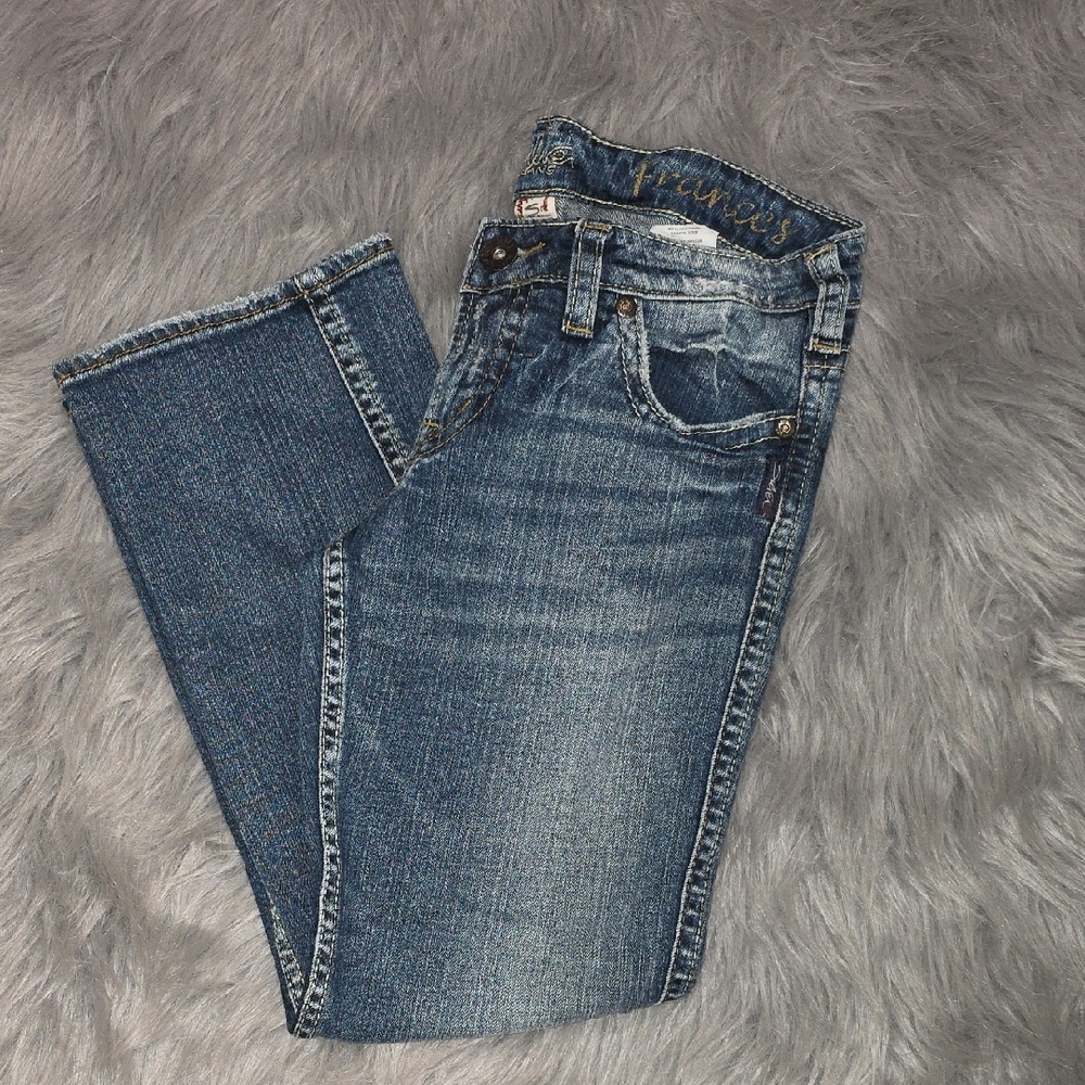Silver Jean Capris